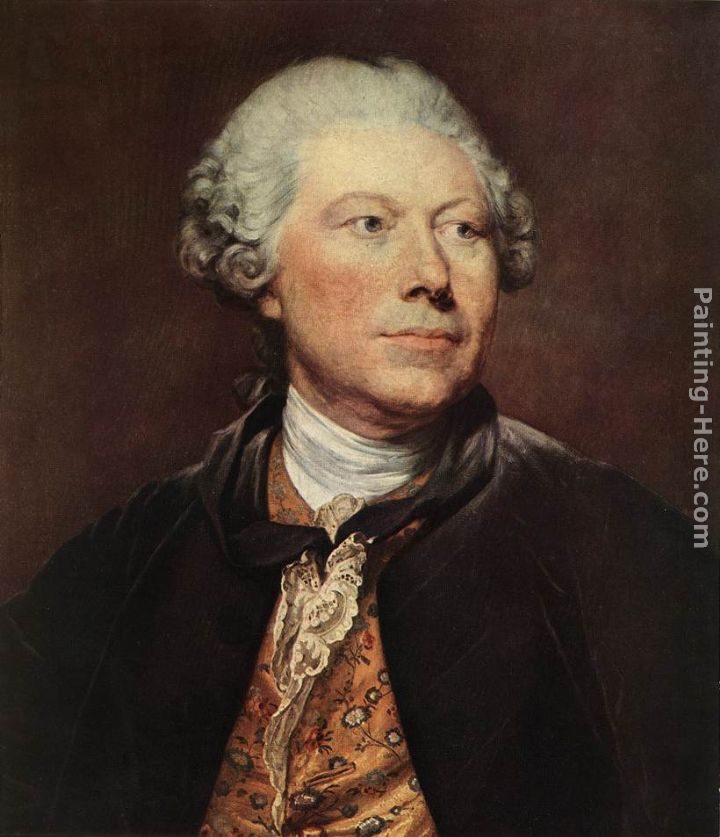 Jean Baptiste Greuze Portrait of Georges Wille